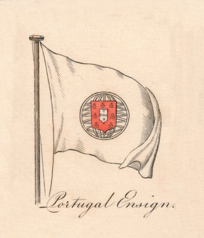 portugál zászlós, 1838 alkotó: Unbekannt