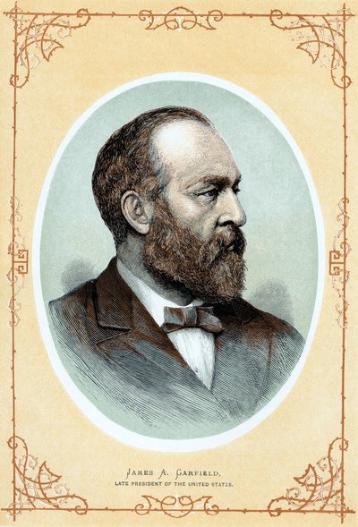 James Abram Garfield posztumusz portréja, 1885 alkotó: Unbekannt
