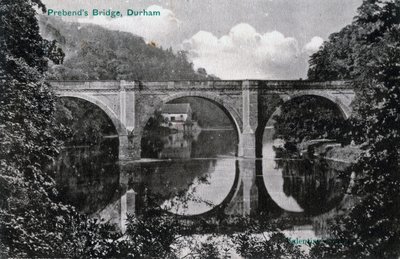 Prebends Bridge, Durham, 1905 alkotó: Unbekannt