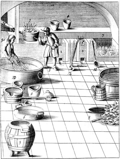 Réz és ezüst előállítása érmék előállításához, 1683 alkotó: Unbekannt