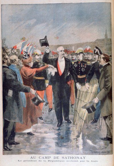A Francia Köztársaság elnöke, Sathonay-Camp, 1895 alkotó: Unbekannt