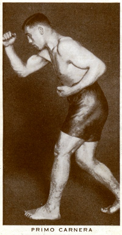 Primo Carnera, olasz ökölvívó, 1938 alkotó: Unbekannt