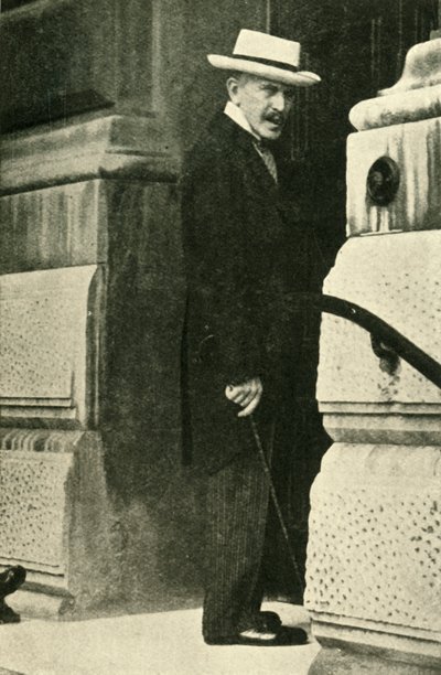 Lichnowsky herceg a külügyminisztériumban, London, 1914, 1920 körül. alkotó: Unbekannt