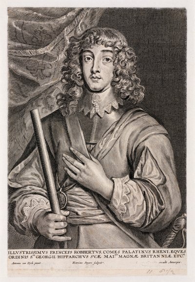 Rupert rajnai herceg, lovastiszt, 1640 körül alkotó: Unbekannt