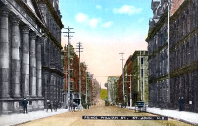 Prince William Street, Saint John, New Brunswick, Kanada, 1900-as évek alkotó: Unbekannt