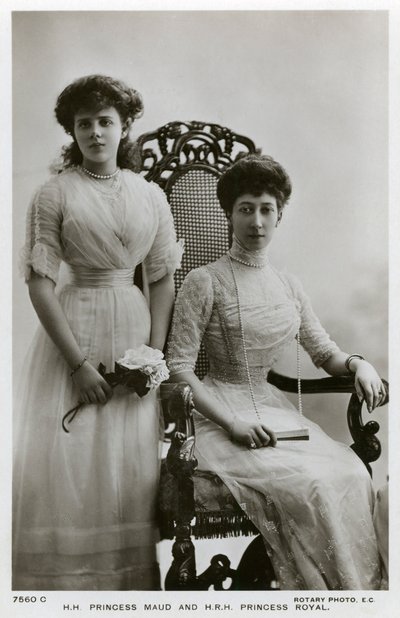 Maud hercegnő és a királyi hercegnő, c1907-c1910 alkotó: Unbekannt