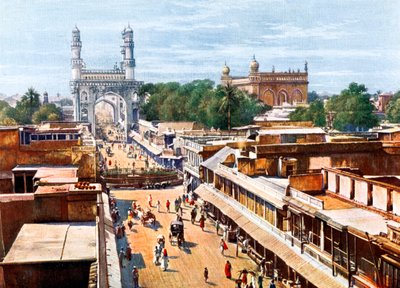 Principal Entrance Street, Hyderabad, India, XX. század eleje alkotó: Unbekannt