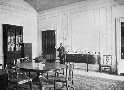 Privát étkező a Fehér Házban, Washington DC, USA, 1908 alkotó: Unbekannt