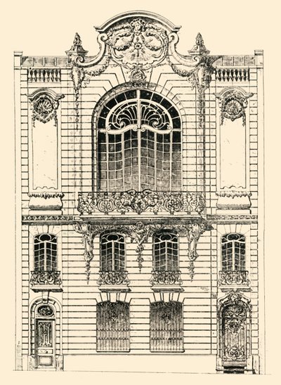 Magánház Párizsban, 1903. alkotó: Unbekannt