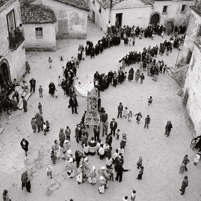 Flagellants körmenet, Albano di Lucania, Potenza, Basilicata, Olaszország (f/w fotó) alkotó: Unbekannt