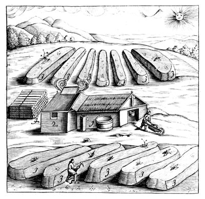 Salétrom-nitrát, kálium-nitrát vagy KN03, 1683 előállítása alkotó: Unbekannt