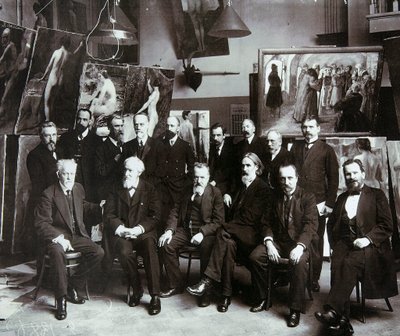Az Orosz Művészeti Akadémia professzorai, 1913 alkotó: Unbekannt