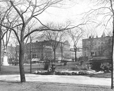 Public Square, Cleveland, Ohio, USA, 1900. alkotó: Unbekannt