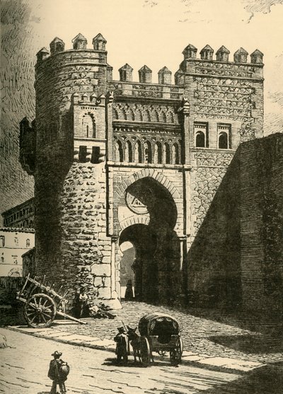 Puerta del Sol, Toledo, 1890. alkotó: Unbekannt