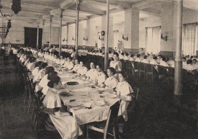 A Szmolnij Nemesleányok Intézetének növendékei a kantinban, 1889 alkotó: Unbekannt