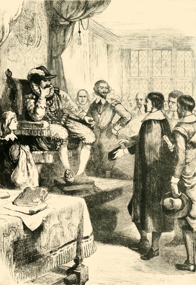 Puritánok I. Jakab előtt, 1600, 1890. alkotó: Unbekannt
