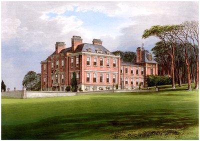 Pynes, Devon, a Northcote család otthona, 1880 alkotó: Unbekannt