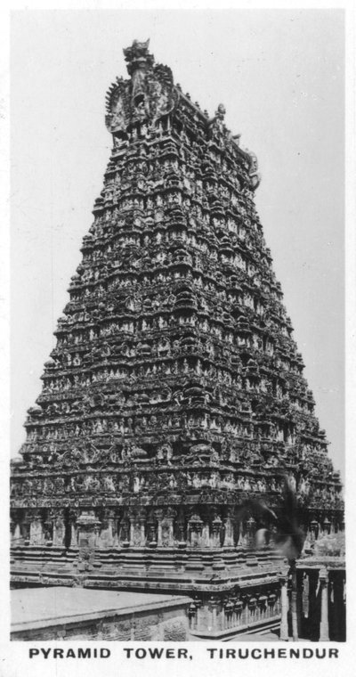 Piramistorony, Tiruchendur, Tamil Nadu, India, 1925 alkotó: Unbekannt
