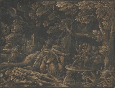 Pyramus és Thisbe, kb. 1580 alkotó: Unbekannt