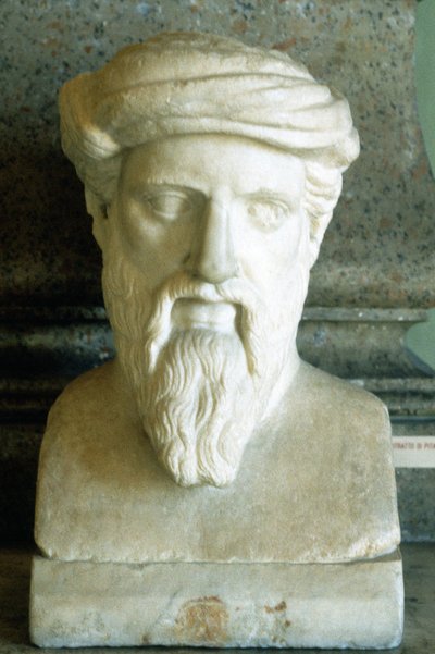Pythagoras, ókori görög matematikus és filozófus, Kr. e. 6. század alkotó: Unbekannt
