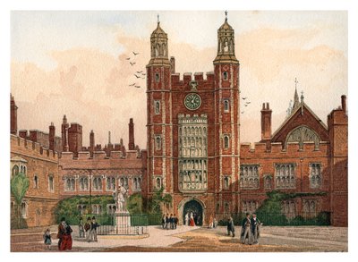Az Eton College négyszöge, 1880 alkotó: Unbekannt