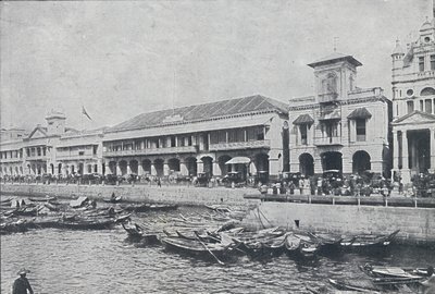 Rakpart Szingapúrban, 1924 alkotó: Unbekannt