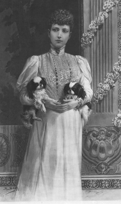 Alexandra királynő, 1901. alkotó: Unbekannt