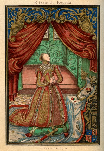 I. Erzsébet királynő imában, 1569, 1893 alkotó: Unbekannt