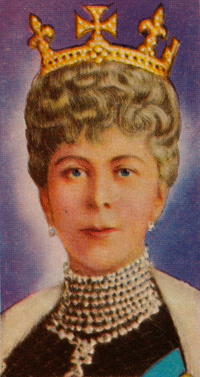 Mária királynő, V. György király hitvese a parlament első állami megnyitóján, 1911, 1935 alkotó: Unbekannt