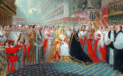 Viktória királynő koronázása, 1837-1887 alkotó: Unbekannt