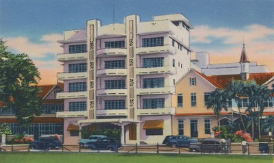 Queens Park Hotel, Port of Spain, Trinidad, B.W.I., 1940-es évek, 1940-es évek. alkotó: Unbekannt