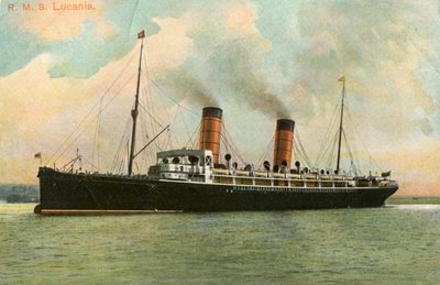 RMS Lucania, c1905 alkotó: Unbekannt