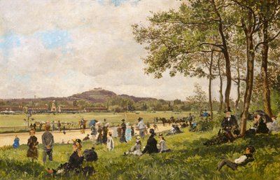 Longchamps-i versenypálya, c. 1870. alkotó: Unbekannt