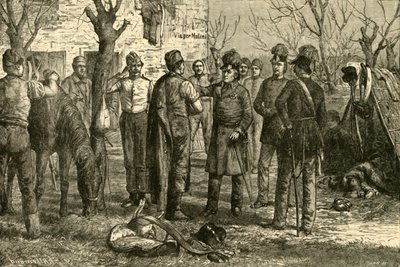 Radetsky a novarai győzelem után 1849, 1890. alkotó: Unbekannt