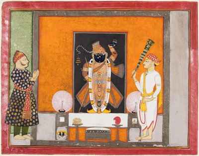 Raja Ram Singh hadihajók Krishna A Bridge Nathji The Breedgroom, c. 120. alkotó: Unbekannt