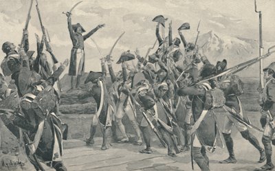 Rampons katonái, akik esküt tesznek, hogy soha nem adják meg magukat, 1796, 1896 alkotó: Unbekannt