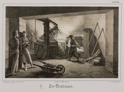 Nyersanyag-feldolgozás, Kohászati Öntöde, Németország, 1851 körül alkotó: Unbekannt