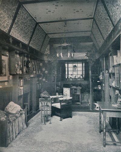 H Novack által tervezett olvasóterem, kivitelező: J. W. Muller, 1899. alkotó: Unbekannt