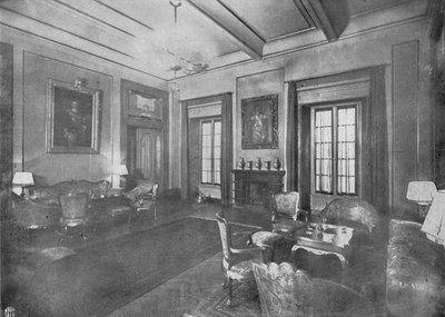 Fogadóterem III. Viktor Emánuel király és Elena olasz királynő kairói látogatásához, 1933. alkotó: Unbekannt