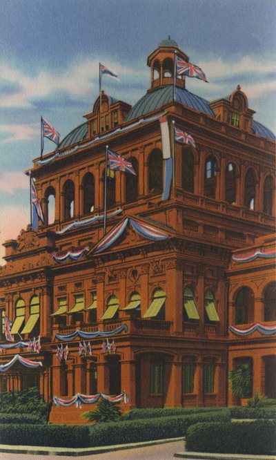 Red House, Port of Spain, Trinidad, B.W.I., 1940-es évek. alkotó: Unbekannt