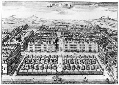 Vörös Oroszlán tér, London, 18. század 1907 alkotó: Unbekannt
