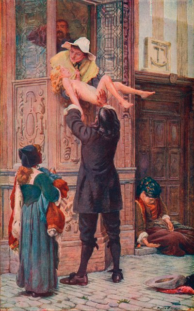 Lecsökkent a pestisből, London, 1665, 1905 alkotó: Unbekannt
