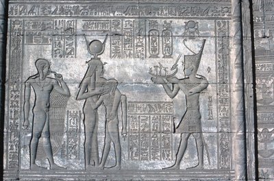 Dombormű a római Mammisiról, Hathor-templom, késő Ptolemaioszi és római, Kr.e. 125 - Kr.u. 60 alkotó: Unbekannt