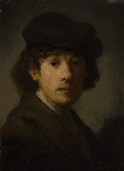 Rembrandt 1606-1669 fiatalemberként. alkotó: Unbekannt