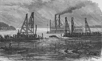 A gubancok eltávolítása kotrással, 1883 alkotó: Unbekannt