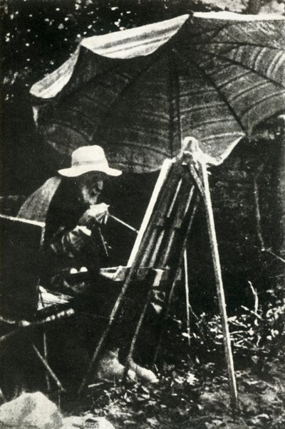 Renoir festmény szabadban, 1910-es évek, 1947. alkotó: Unbekannt