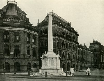 Lord Curzon által állított Holwell-emlékmű másolata, 1925. alkotó: Unbekannt