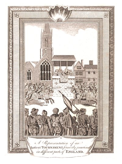 Egy ősi verseny ábrázolása, amelyet Anglia különböző részein gyakoroltak, 1794 alkotó: Unbekannt