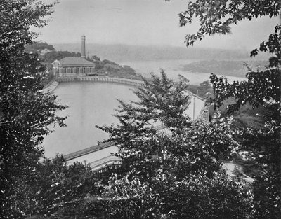 Víztározó, Eden Park, Cincinnati, Ohio, 1897. alkotó: Unbekannt