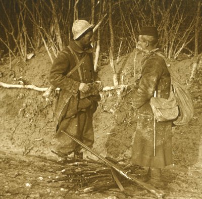 Visszatérés az észak-franciaországi Verdunból, 1914-1918 között alkotó: Unbekannt
